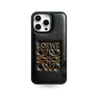 iPhone Leather Case Black