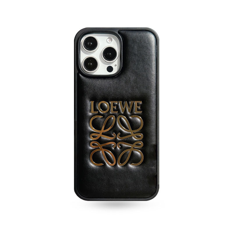 iPhone Leather Case Black