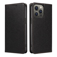 Leather Flip Iphone Wallet Case With Card Holder