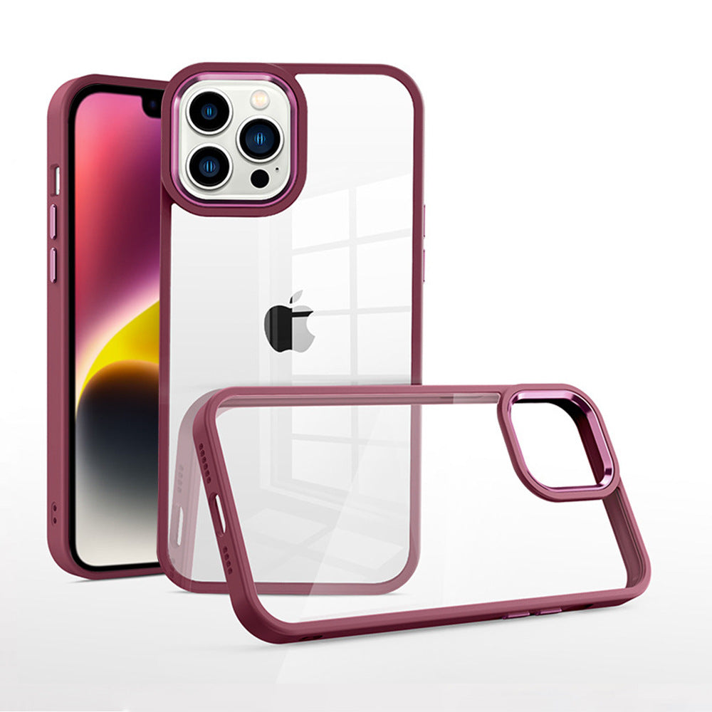 Accent Border Clear Case