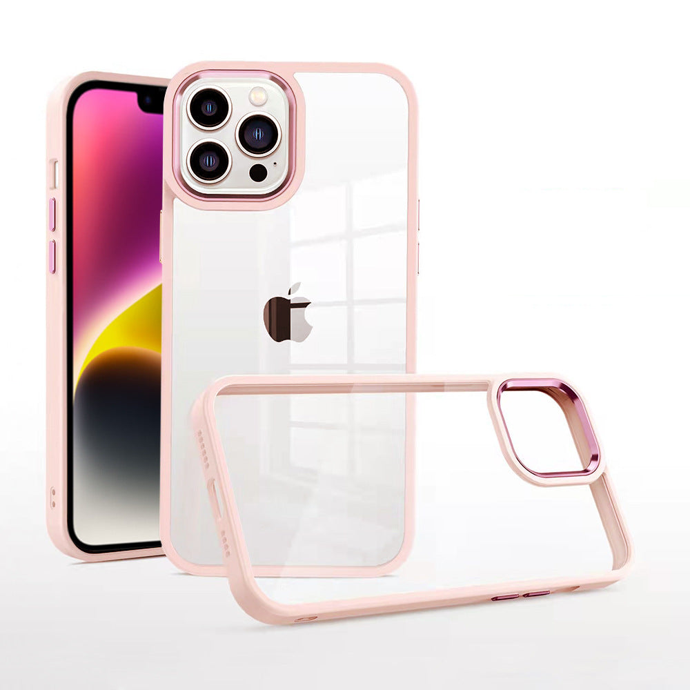 Accent Border Clear Case