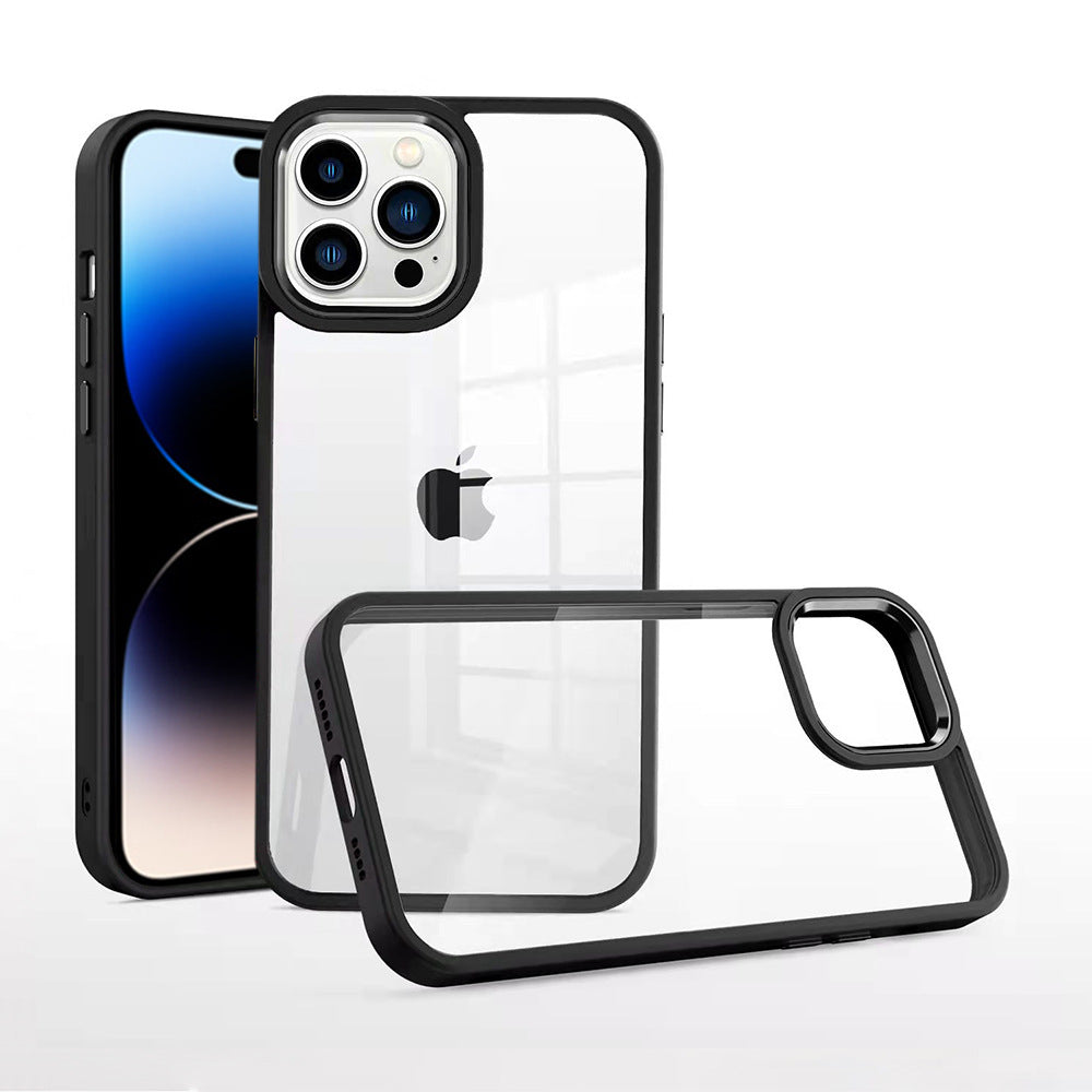 Accent Border Clear Case