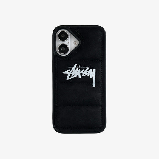 ST Suede Black Puffer Case