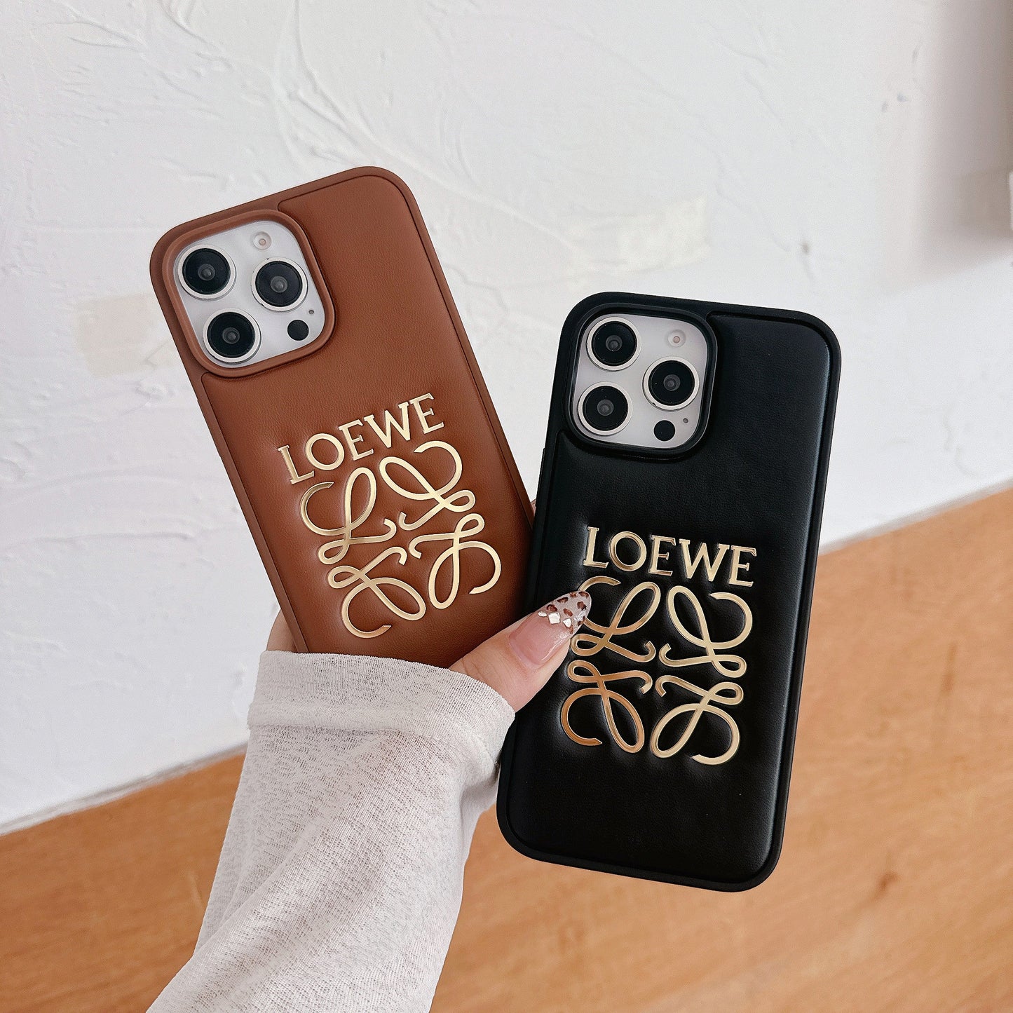 iPhone Leather Case Black