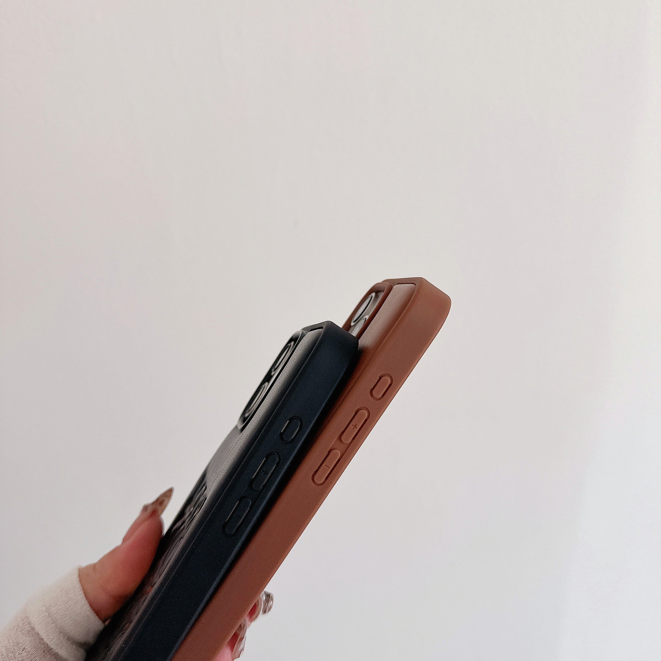 iPhone Leather Case Black