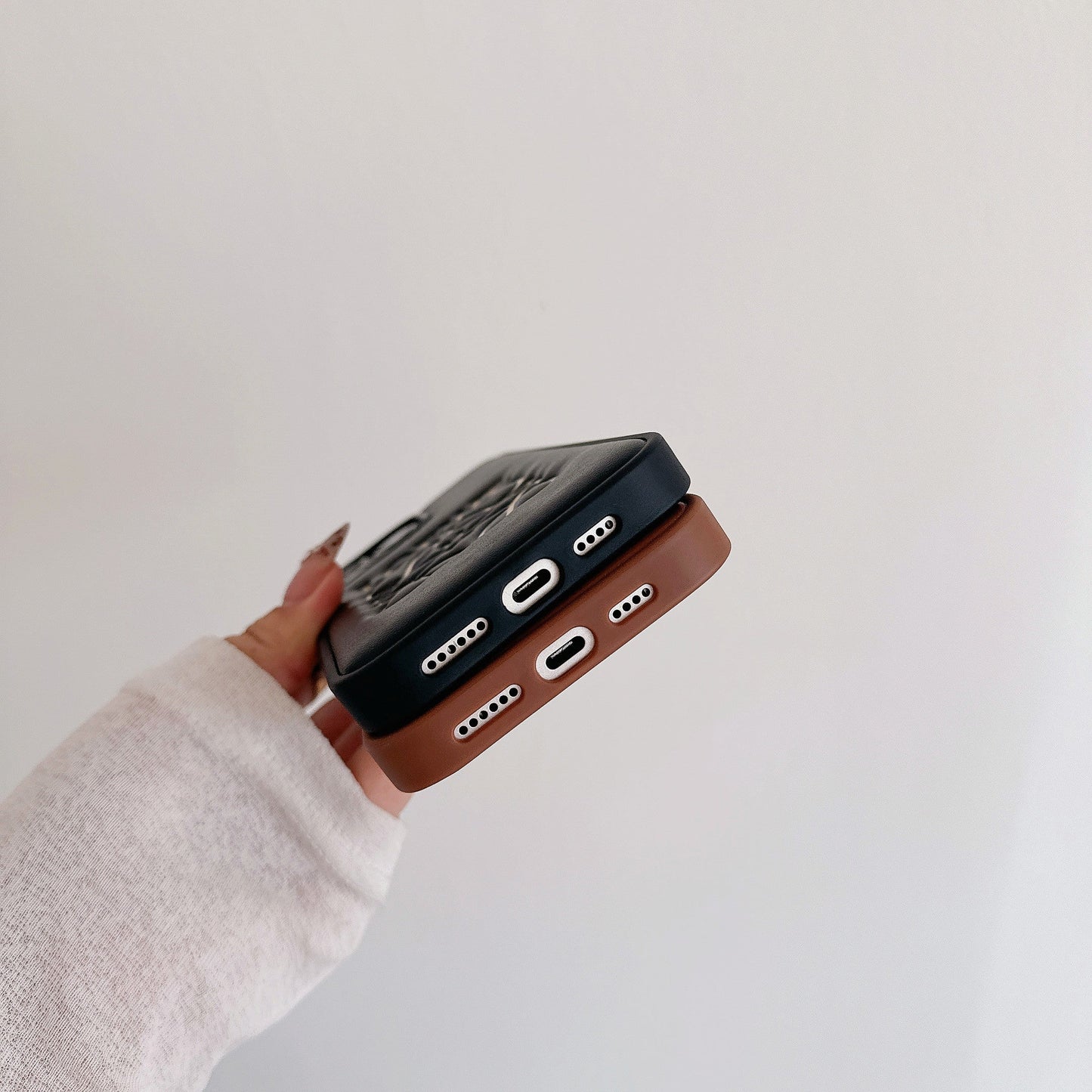 iPhone Leather Case Black