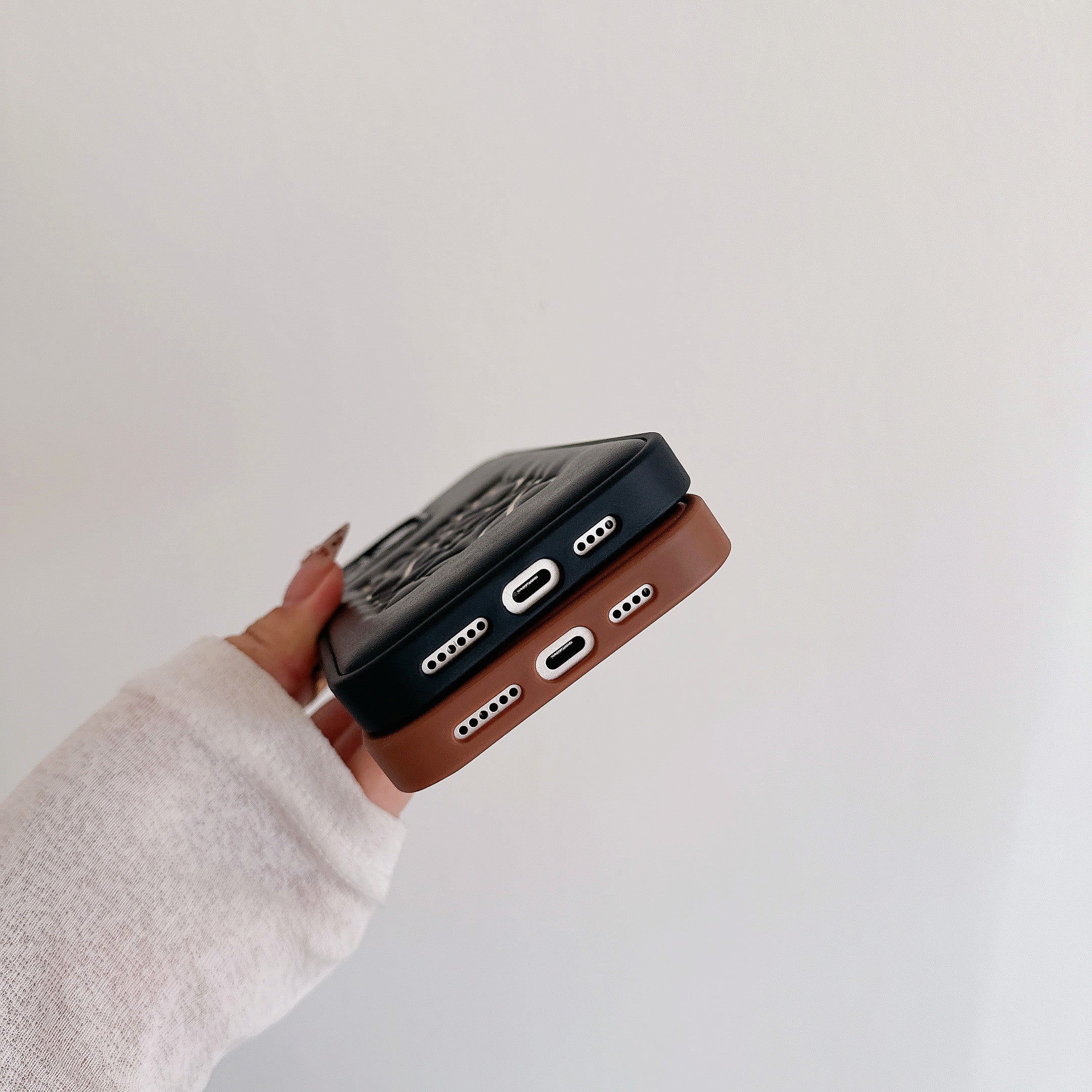 iPhone Leather Case Black