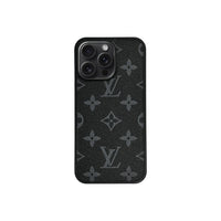 LV Black Monogram Phone Case