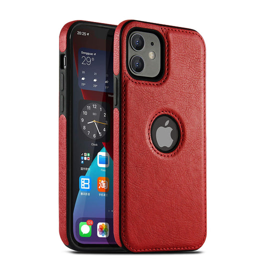 Leather Red Tough Case