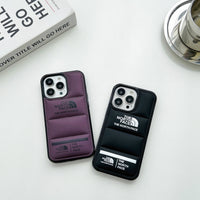 Purple North Face iPhone Case