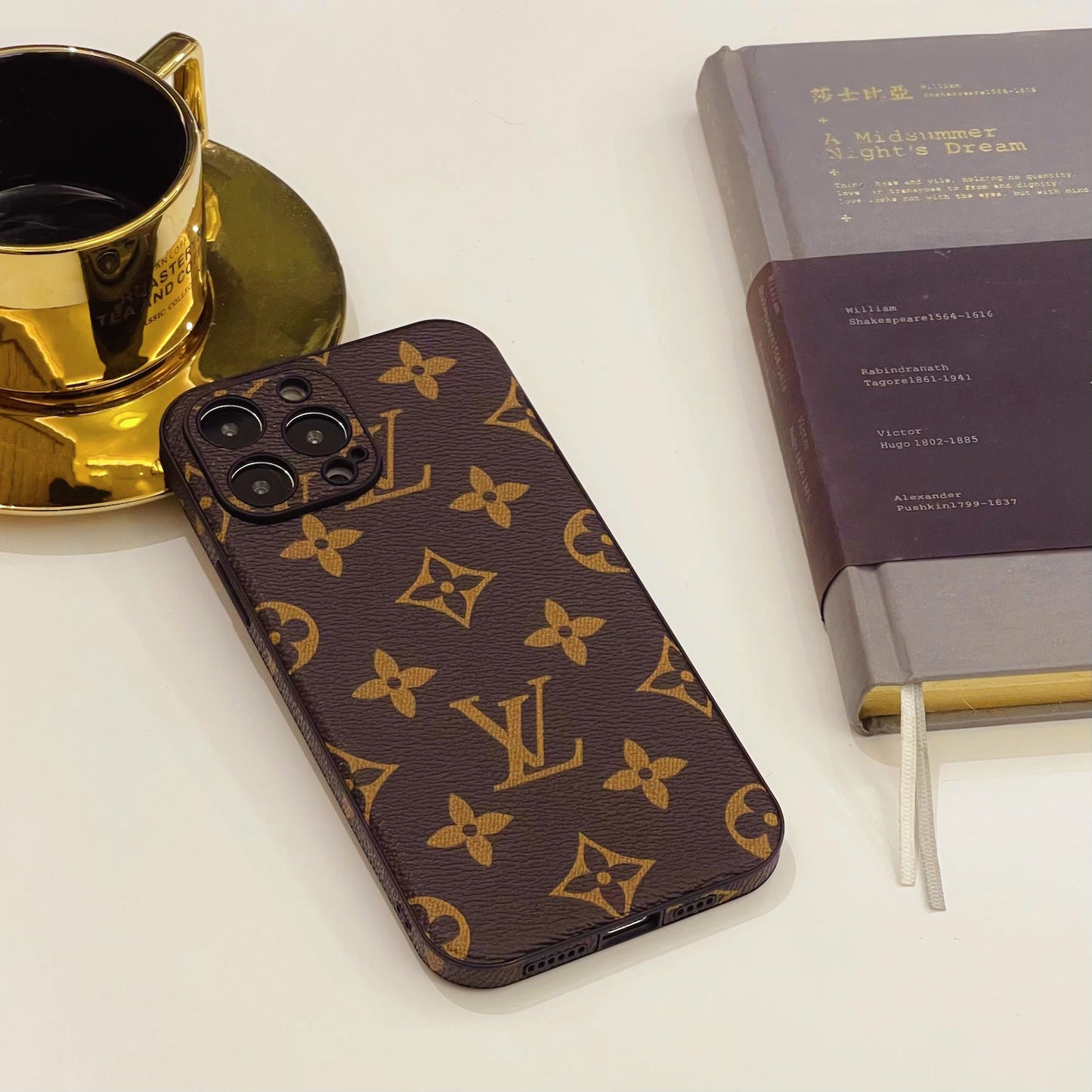 Brown LV Custom Phone Case