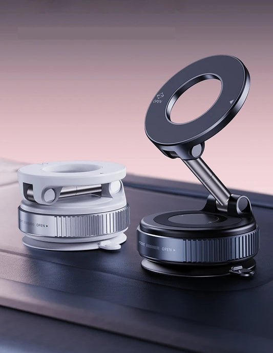 Phantom Magnetic Mount Car Phone Holder – 360° Strong Magnetic Suction Cup for Secure Navigation