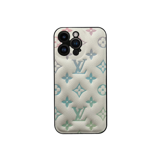 PufferMono Case - White/Blue