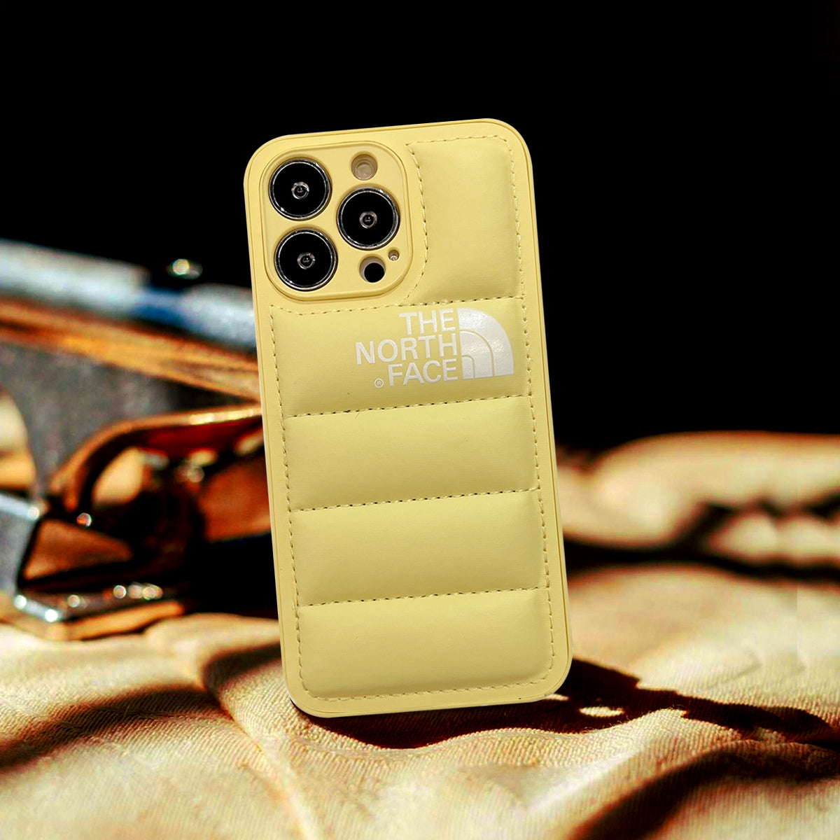 Yellow NF Puffer Case