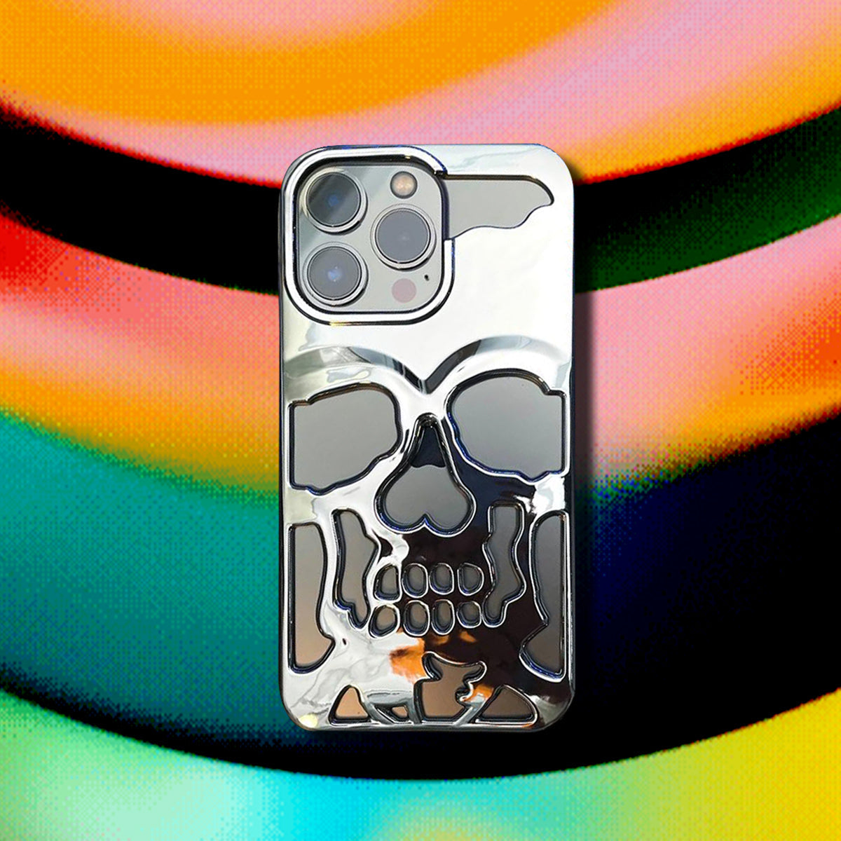 Chrome Skeleton Case - Silver