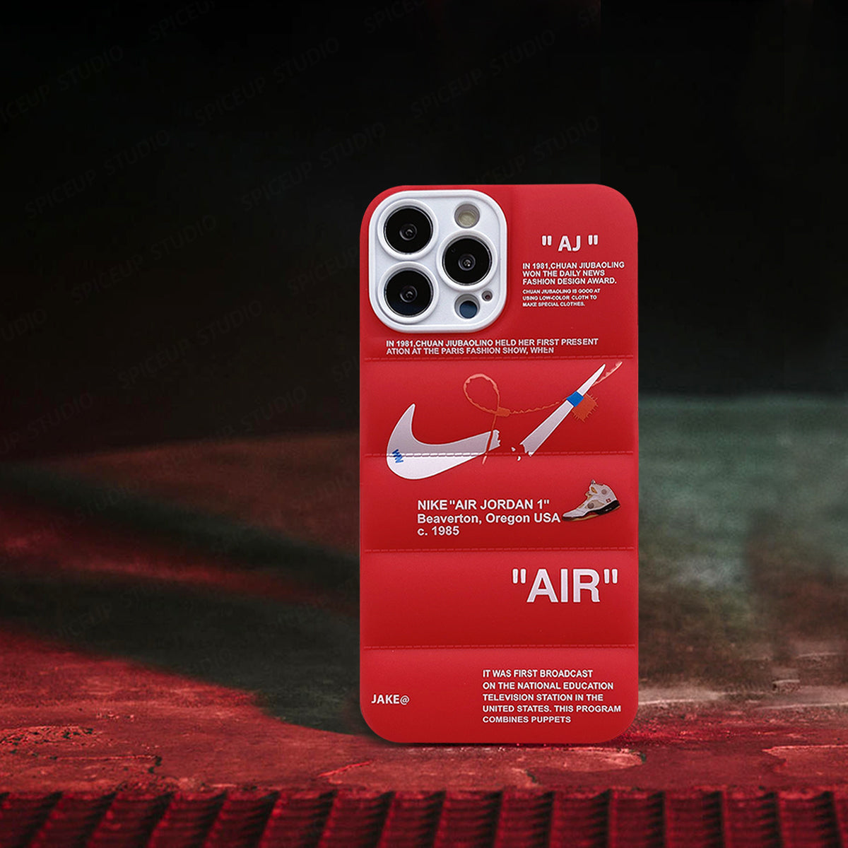 Glide Puffer Case - Red