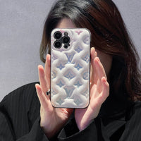 PufferMono Case - White/Blue