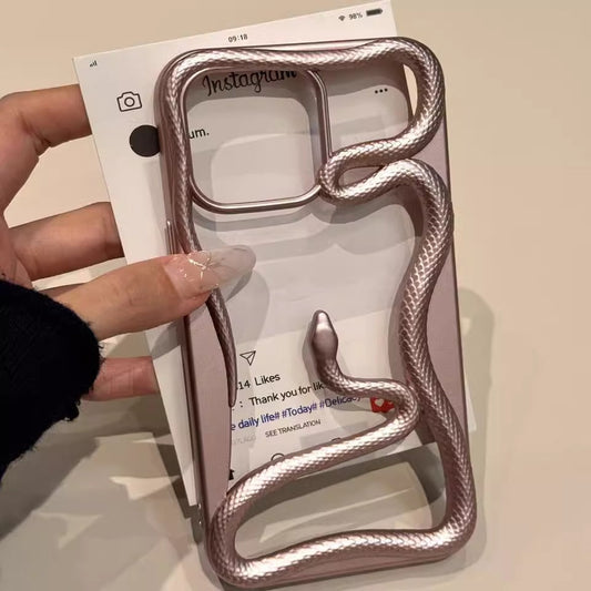 Serpent Matte Pink Hollow Case