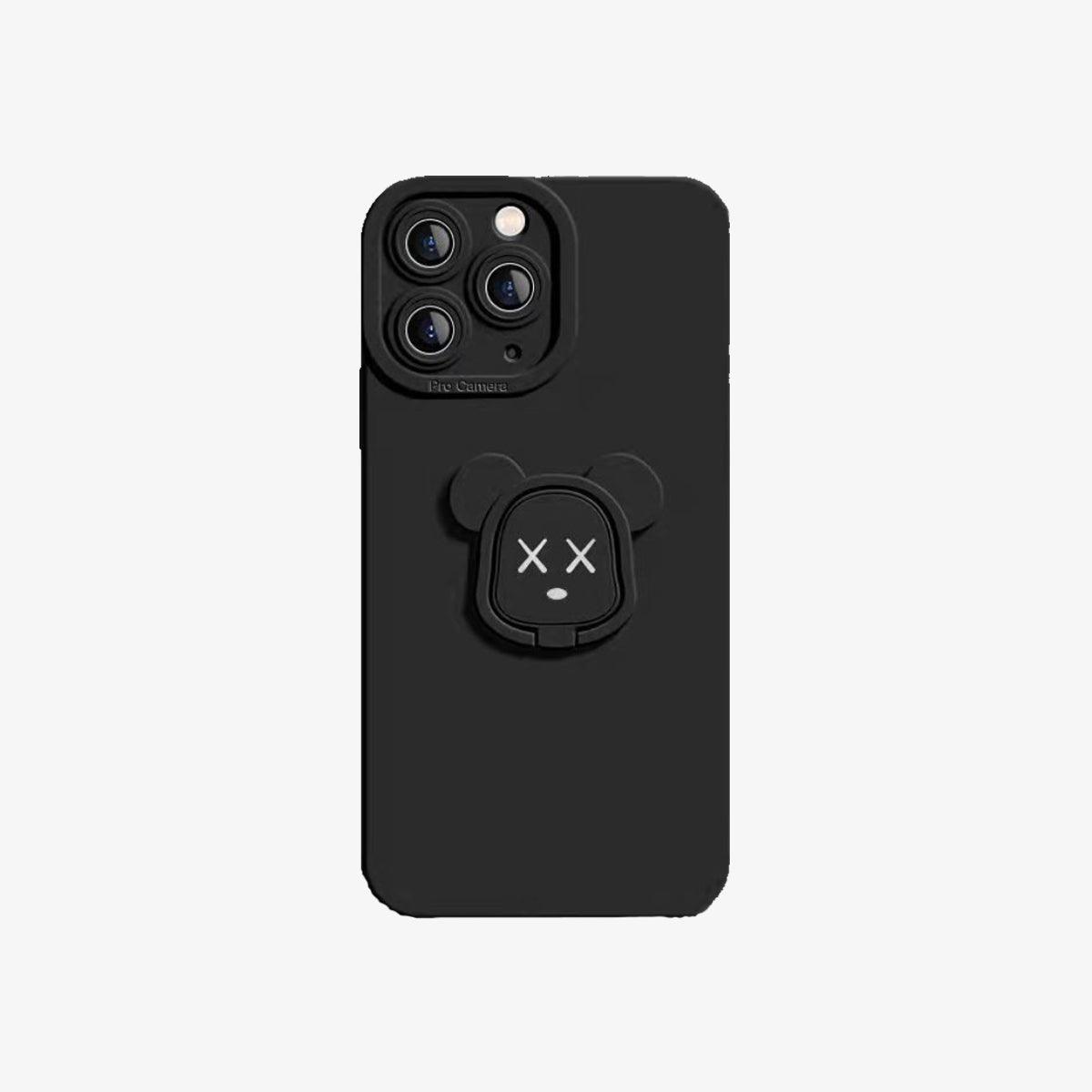 Strap Phone Case | Magnetic Gloomy Bear Black