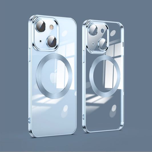 Clear x Blue Electroplated Case