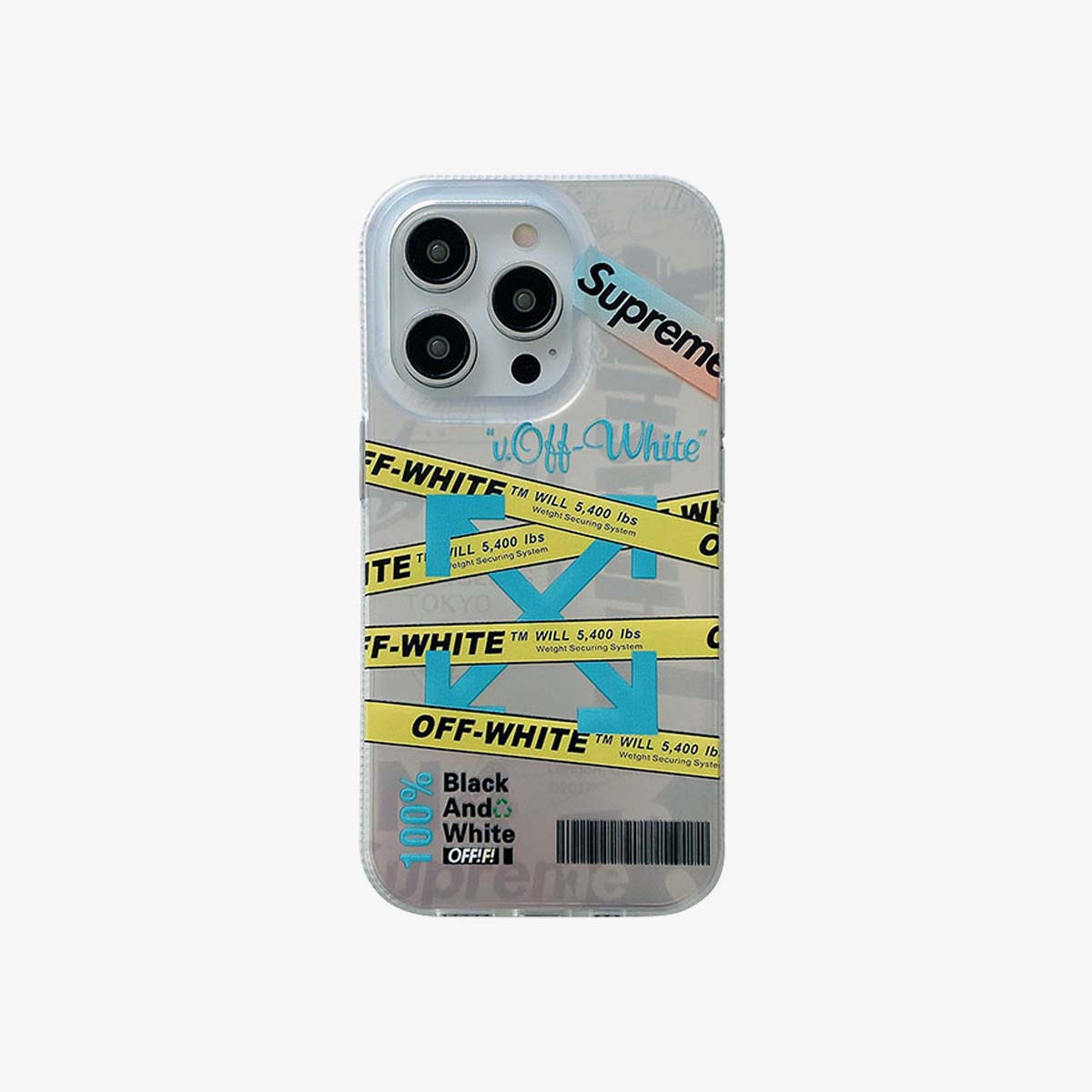 Striped Blue x Yellow Case