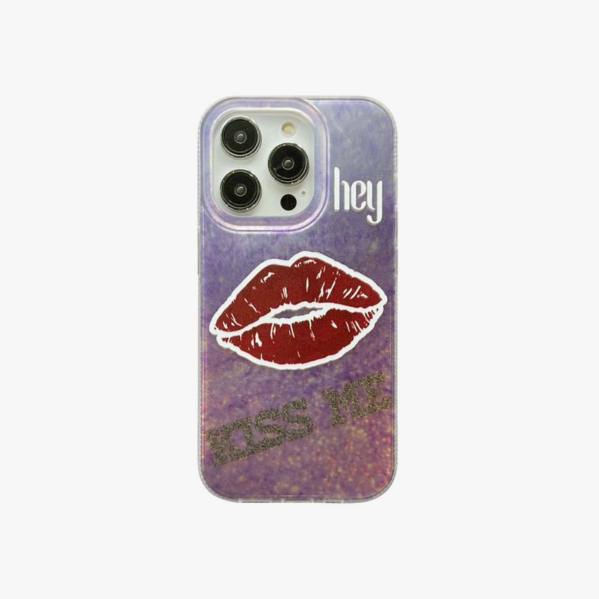 Kiss Purple Reflective Case