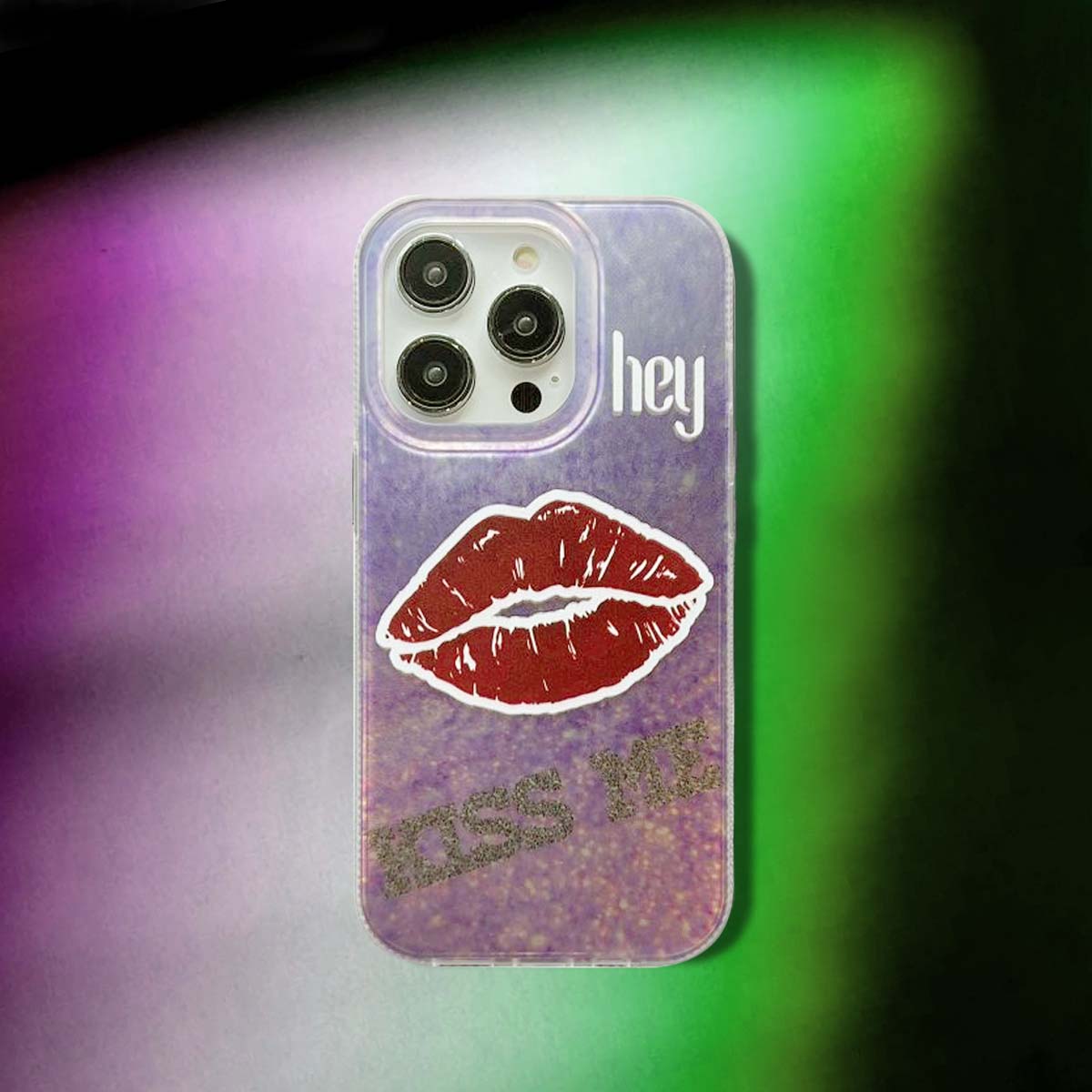 Kiss Purple Reflective Case